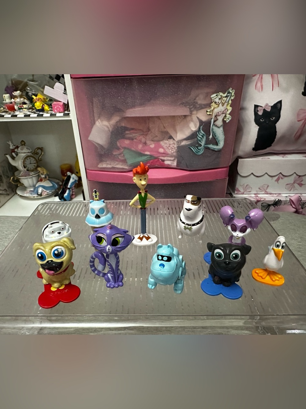5 for $15! Puppy Dog Pals 12 Piece Set Toy Figures Cake Toppers